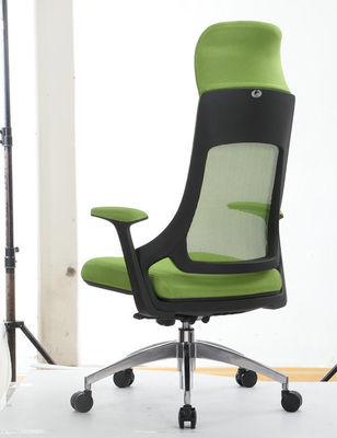 Ergonomic Upholstered Mesh Seat Office Chair Centre Tilting With Lumbar Support