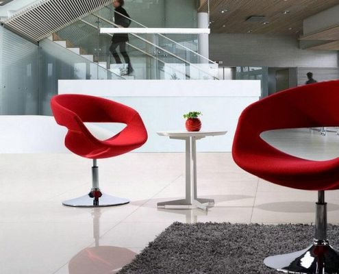 Commercial Shared Workspace Furniture Swan Swivel Chair Modern Design