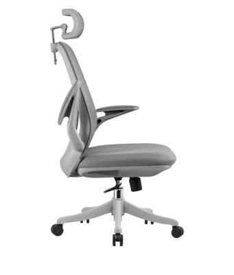 Leatherette Back Ergonomic Home Office Chairs With Lumbar Support