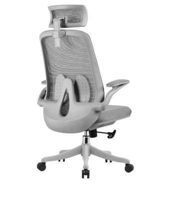 Leatherette Back Ergonomic Home Office Chairs With Lumbar Support