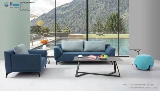 Muti Purpose Upholstered Salon Reception Chairs Waiting Sofa For Office