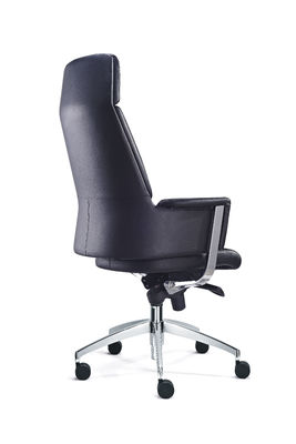 Adjustable Leatherite Armless Executive Office Chair Swivel