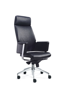 Adjustable Leatherite Armless Executive Office Chair Swivel