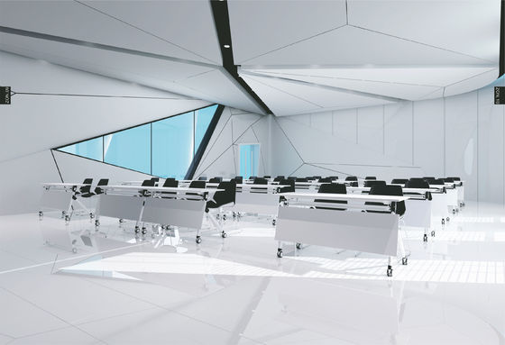 Adjustable Conference Table Chairs With Wheels ISO Certificated