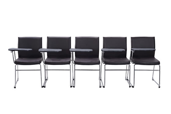 Ergonomic Leather Boardroom Chairs Stacking Conference Room Chairs