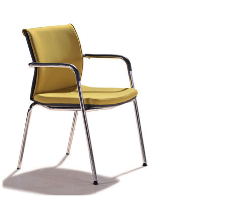 Ergonomic Leather Boardroom Chairs Stacking Conference Room Chairs