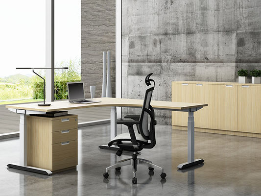 Motor Driven Adjustable Office Table Workstation OEM