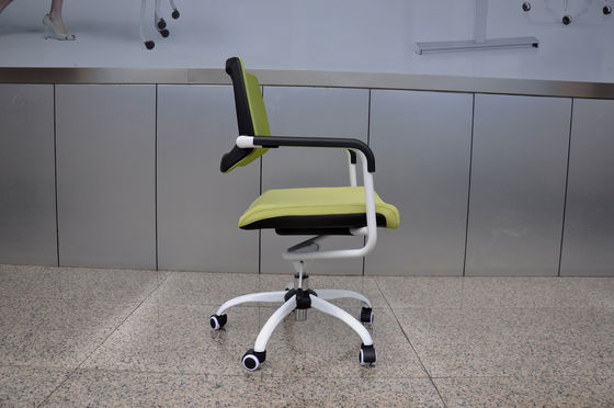 Powdercoating Steel Nesting Conference Room Chairs Folding Rolling Chair