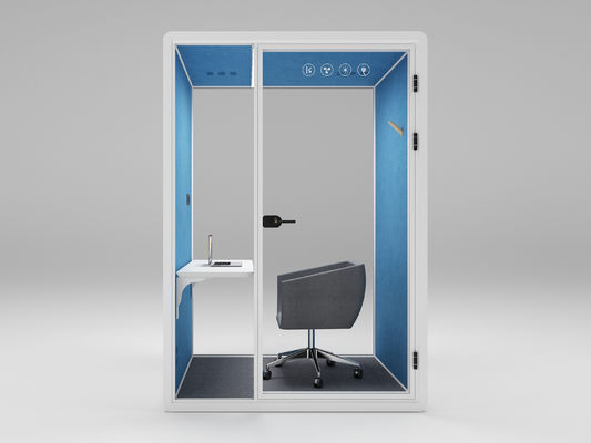 Soundproof Shared Workspace Furniture Acoustic Phone Booth