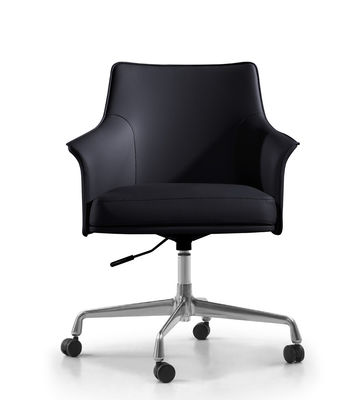 PU Leather Reclining Executive Office Chair Knee Tilt Chair