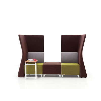 Fixed Shared Workplace Fabric Office Lobby Sofa And Collaborative Sofa
