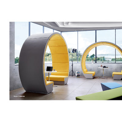 Classcical Shared Workspace Furniture Arch Fabric Upholstered