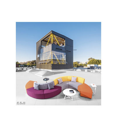 Customized Shared Workplace Furniture High Density Foam 2 Years Warranty
