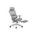 Classical Modern Mesh Seat Office Chair Pneumatic Height Adjustment Blue Color