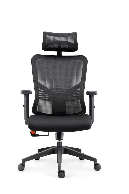 Pneumatic Swivel Tilting Mesh Seat Office Chair Aluminum Metal