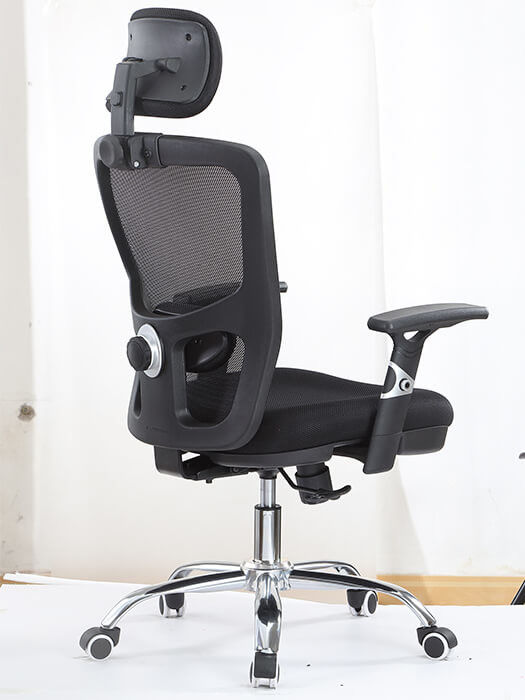 Pneumatic Mesh Moon Ergonomic Home Office Chairs 22inch