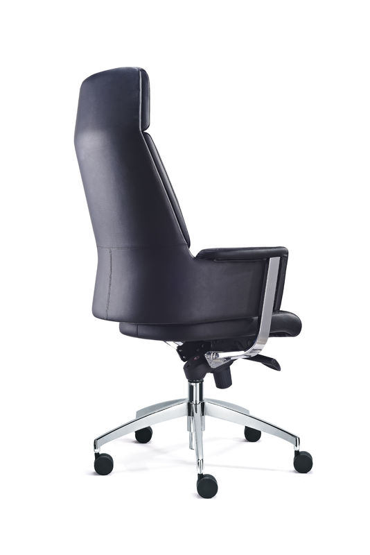 Adjustable Leatherite Armless Executive Office Chair Swivel