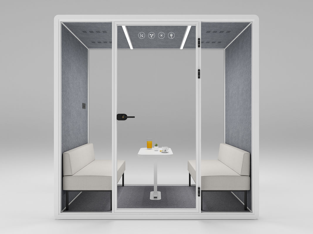 Soundproof Shared Workspace Furniture Acoustic Phone Booth
